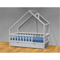 Cot / house bed Stella with drawer