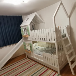 Treehouse bed TRISTAN with slide