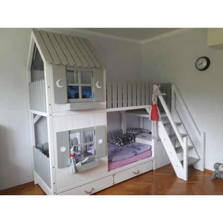 Unik Hussäng / Våningssäng  AYDA  för barn